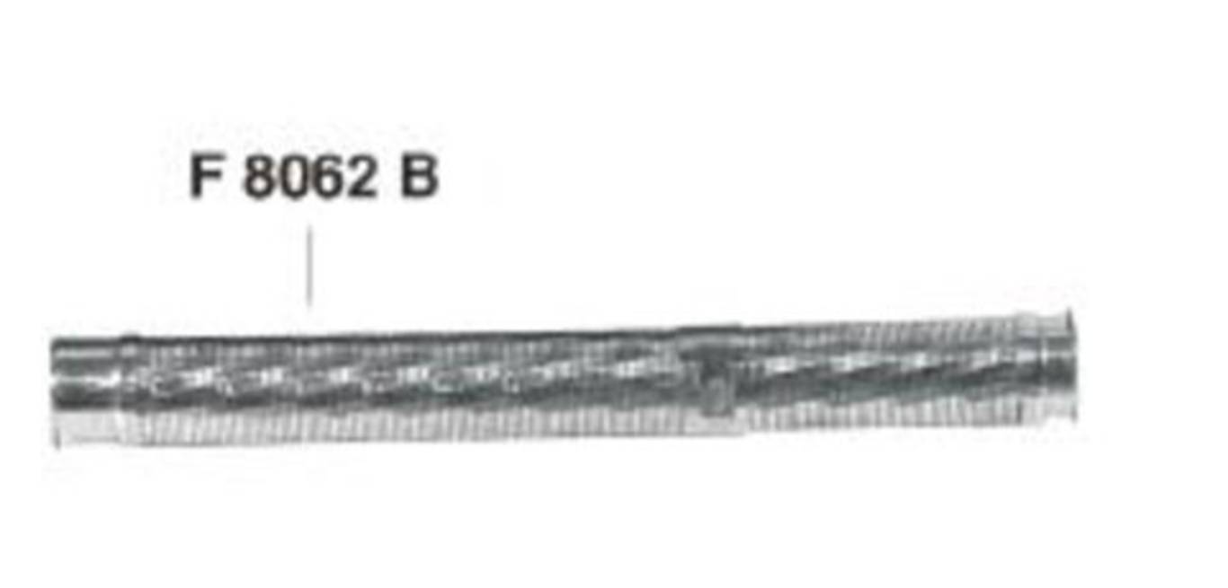 TUBO MOTOR T/R 114/124 C/FLEXIVEL GALV 1100MM - FADO :: F8062B - 207152