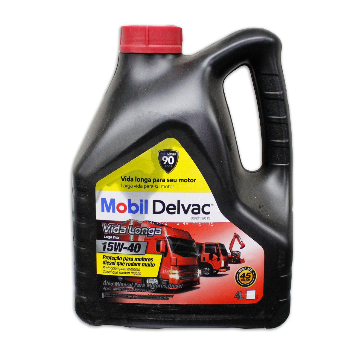 OLEO 15W40 DELVAC SUPER 1400 (4LT) - MOBIL :: MOBIL4LTS - 241393