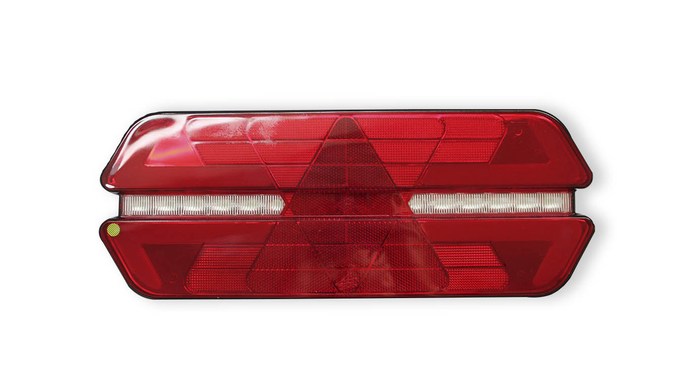 LANTERNA TRASEIRO TRIPLO X LED LADO DIREITO 12V CARRETAS