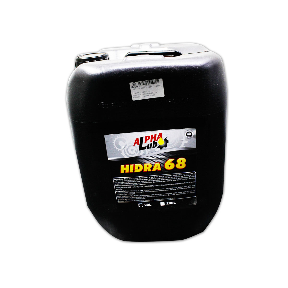 OLEO 68 ALPHA HIDRA (20LT) - :: ALPHAHIDRA68 - 321439