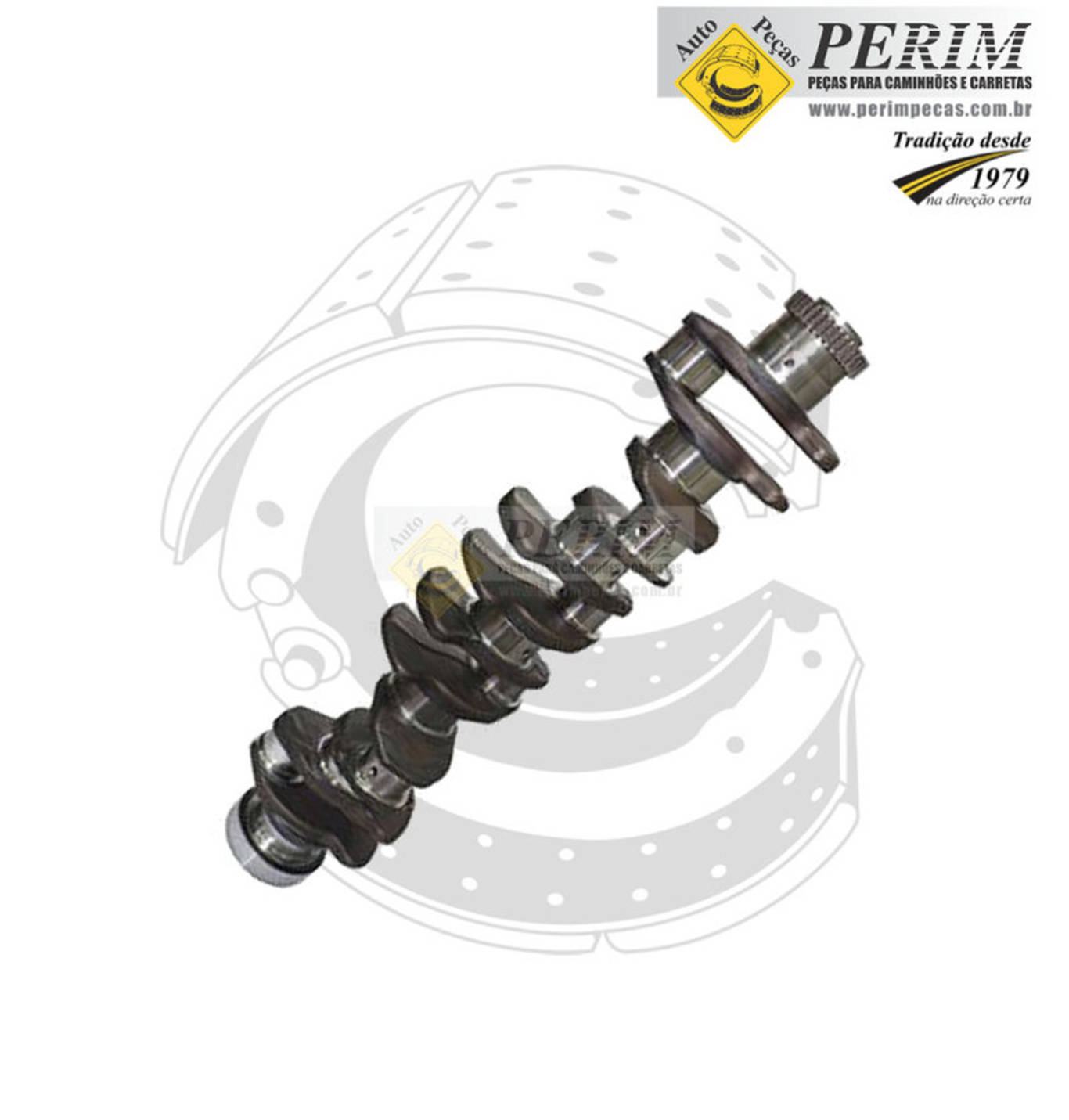 VIRABREQUIM MWM X12 6.12 - 6CIL VOLVO VM260/310 - SUSIN :: VB329